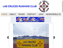 Tablet Screenshot of lascrucesrunningclub.com